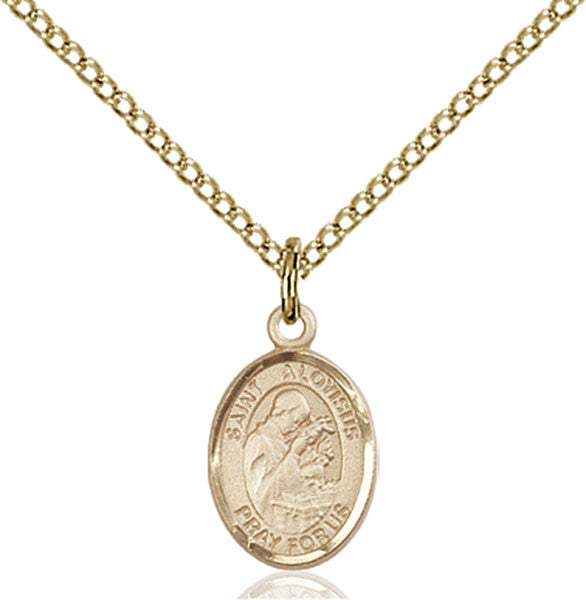 Gold Filled St. Aloysius Gonzaga Pendant