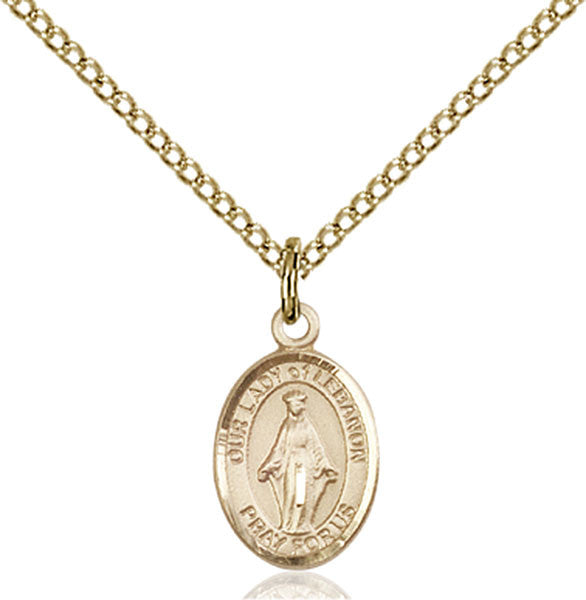 Gold Filled O/L of Lebanon Pendant