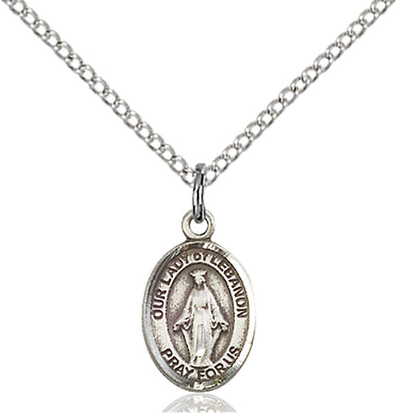 Sterling Silver O/L of Lebanon Pendant