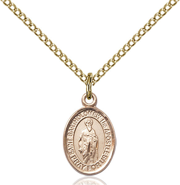 Gold Filled St. Bartholomew The Apostle Pendant
