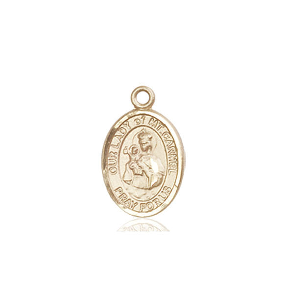 14kt Gold O/L of Mount Carmel Medal