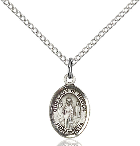 Sterling Silver O/L of Knock Pendant