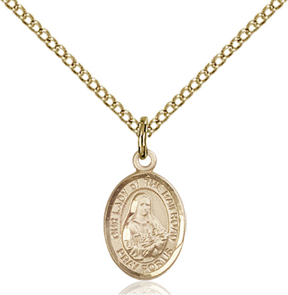 Gold Filled O/L of the Railroad Pendant