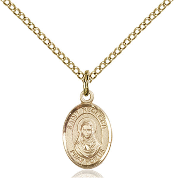 Gold Filled St. Rebecca Pendant