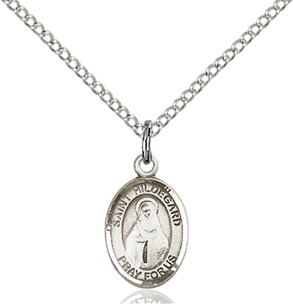 Sterling Silver St. Hildegard Von Bingen Pendant