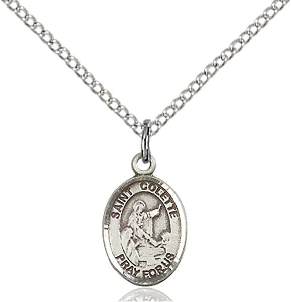 Sterling Silver St. Colette Pendant