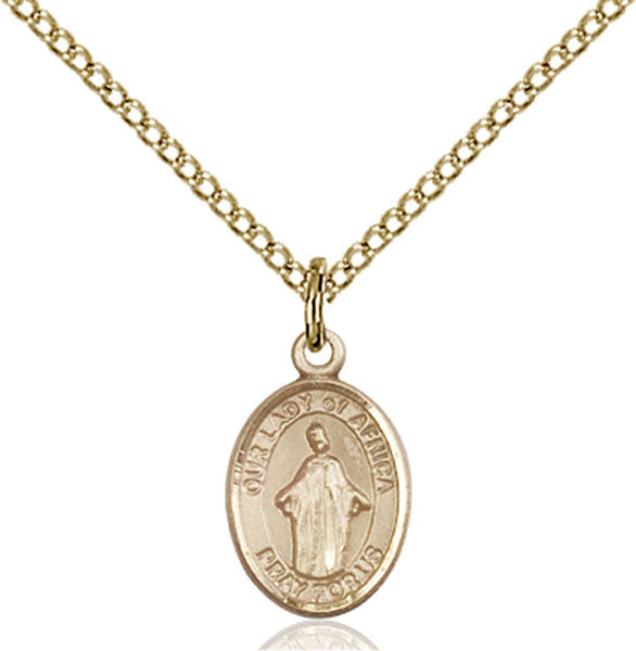 Gold Filled O/L of Africa Pendant