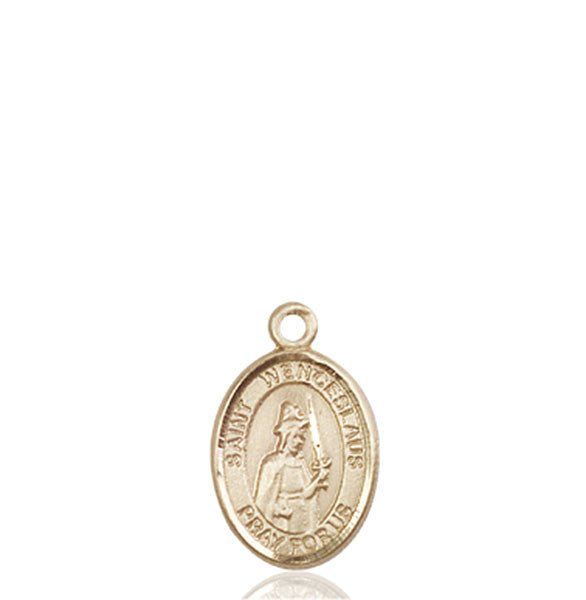 Medalla de San Wenceslao en oro de 14kt