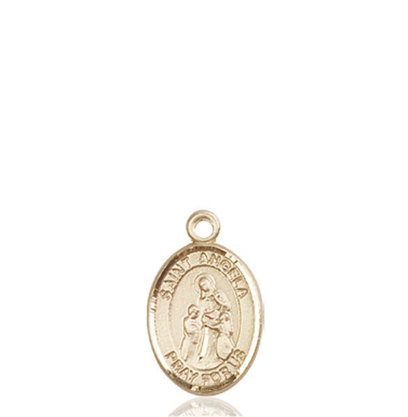 Medalla de oro de 14 quilates de Santa Ángela Merici