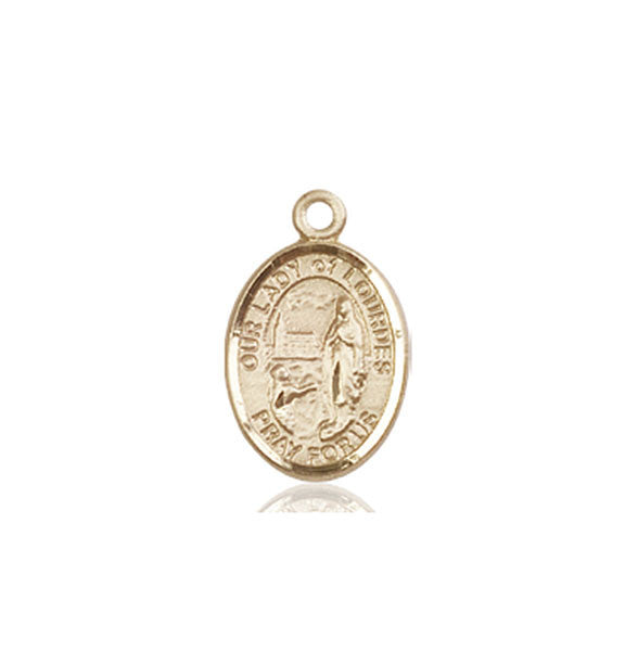 14kt Gold O/L of Lourdes Medal