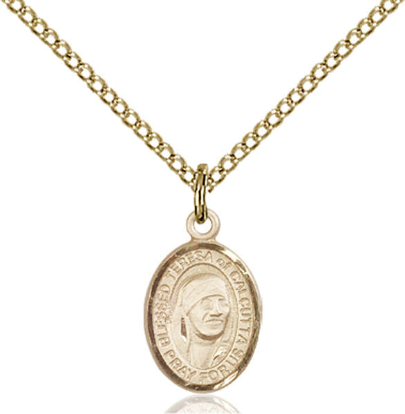 Gold Filled Blessed Teresa of Calcutta Pendant