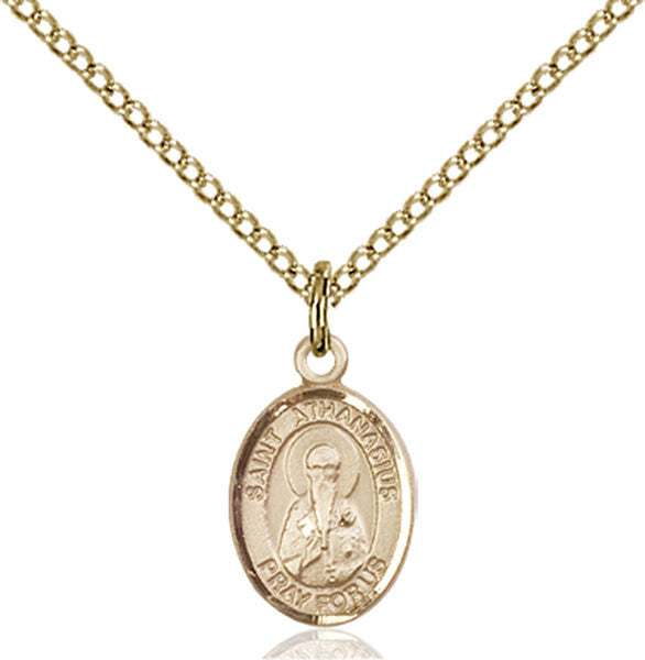 Gold Filled St. Athanasius Pendant