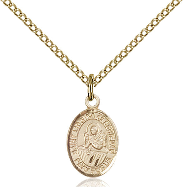 Gold Filled St. Lidwina of Schiedam Pendant