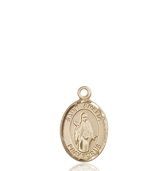 14kt Gold St. Amelia Medal