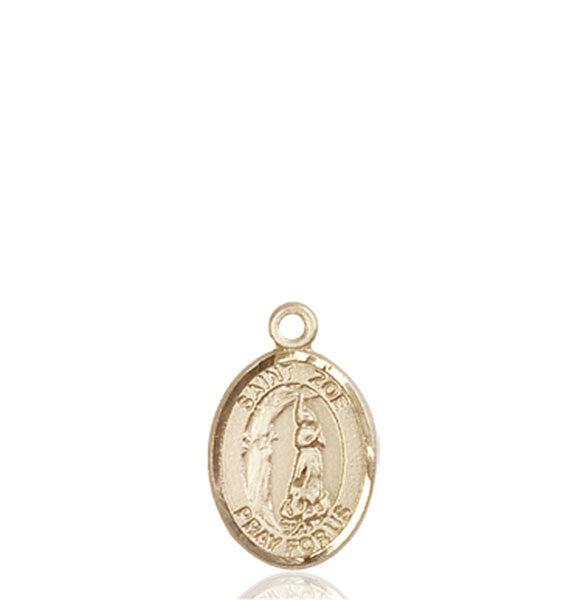 14kt Gold St. Zoe of Rome Medal