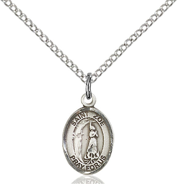 Sterling Silver St. Zoe of Rome Pendant