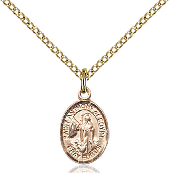 Gold Filled St. Anthony Of Egypt Pendant