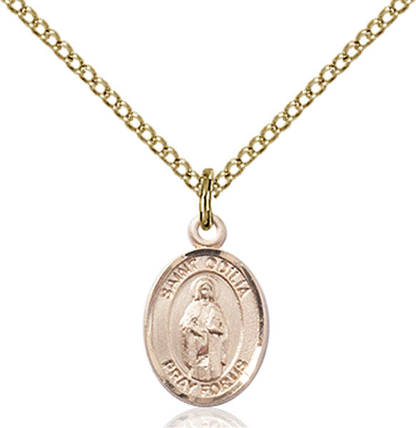 Gold Filled St. Odilia Pendant