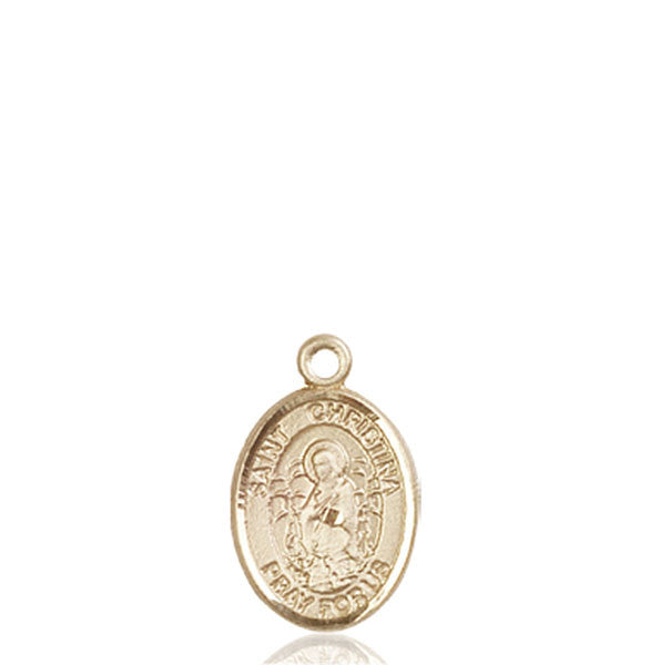 14kt Gold St. Christina the Astonishing Medal