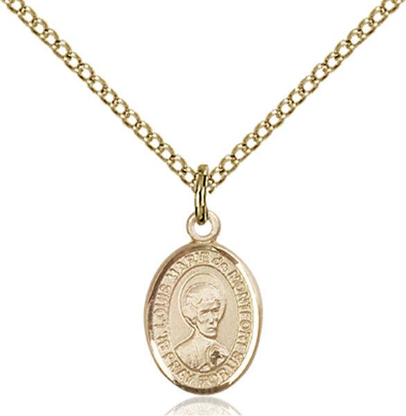 Gold Filled St. Louis Marie De Montfort Pendant