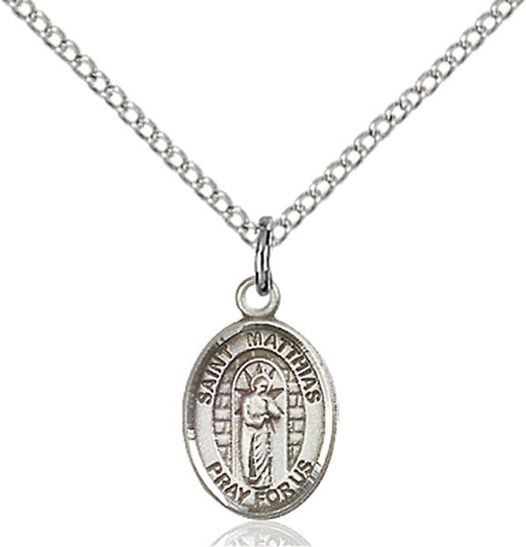 Sterling Silver St. Matthias the Apostle Pendant