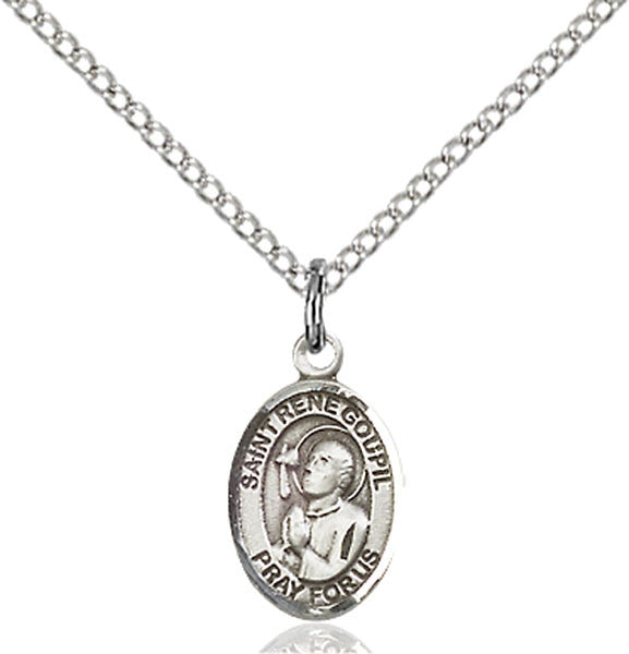 Sterling Silver St. Rene Goupil Pendant