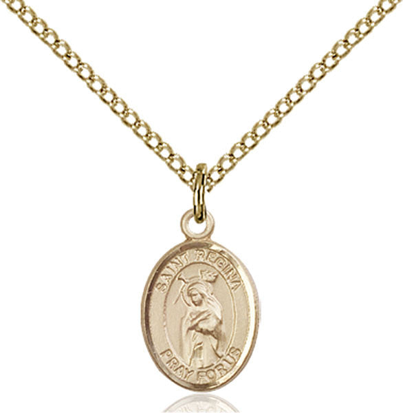 Gold Filled St. Regina Pendant