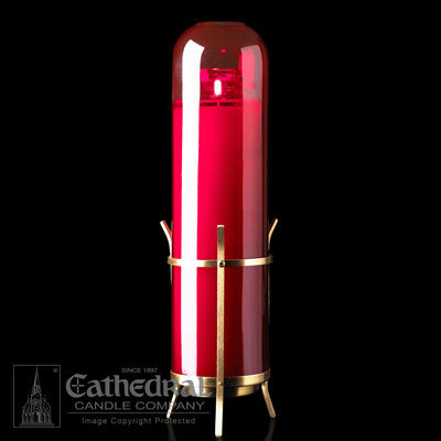 Brass Stand, Sanctuary 14 Day | Takes Dome Style Glass Globe