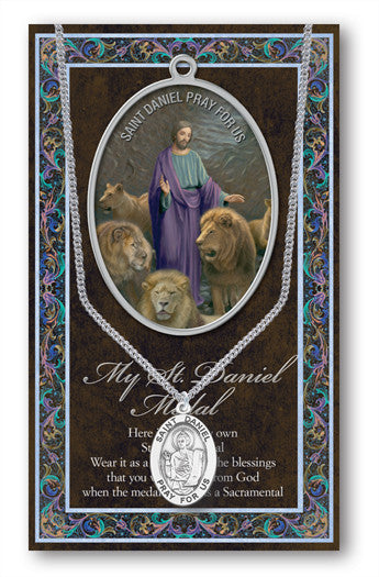 St. Daniel Necklace & Chain with Picture Folder
