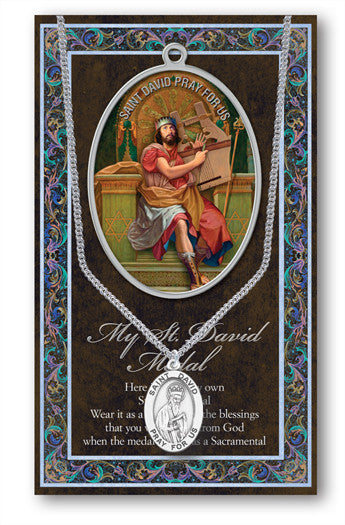 Collar y cadena de San David con carpeta de imágenes