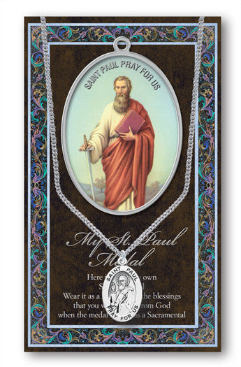 St. Paul Necklace & Chain with Picture Folder