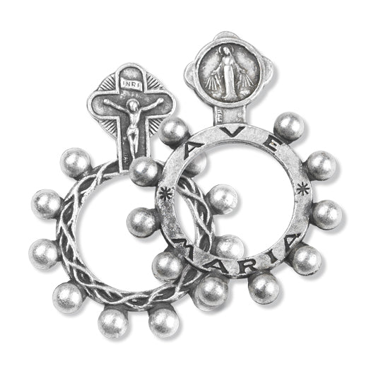 Rosary Ring With Miraculous