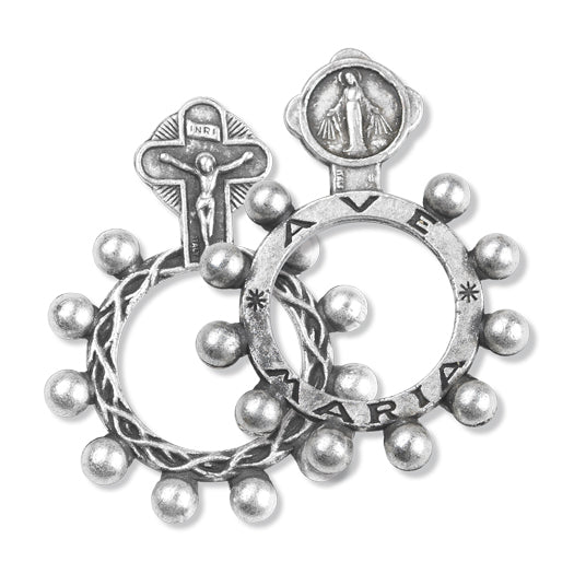 Rosary Ring With Miraculous