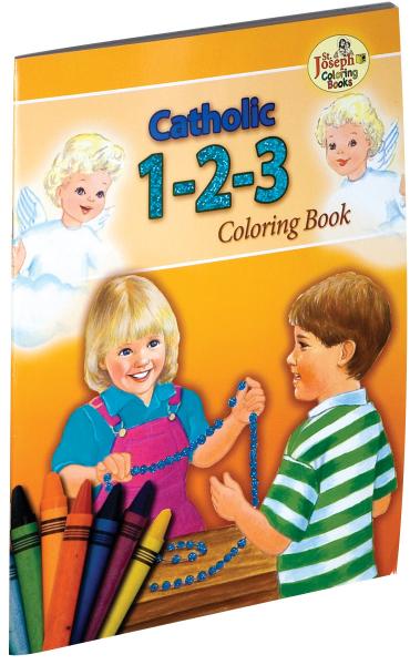 Catholic 1-2-3 Coloring Book
