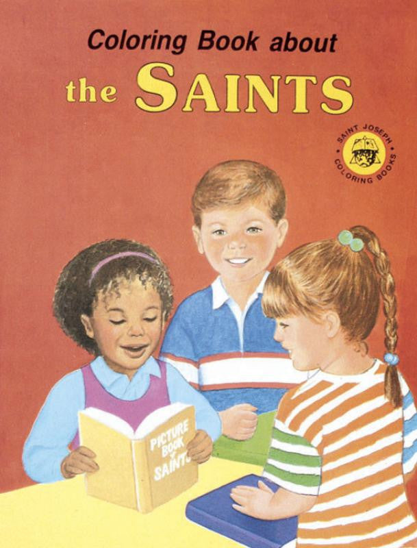 Coloring Book About The Saints