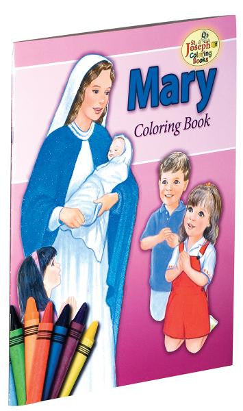 Libro para colorear sobre María
