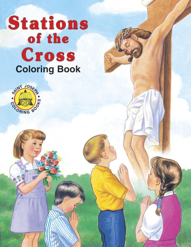 Coloring Book About The Stations of The Cross