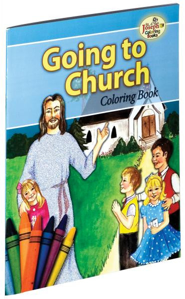 Libro Para Colorear Ir A La Iglesia