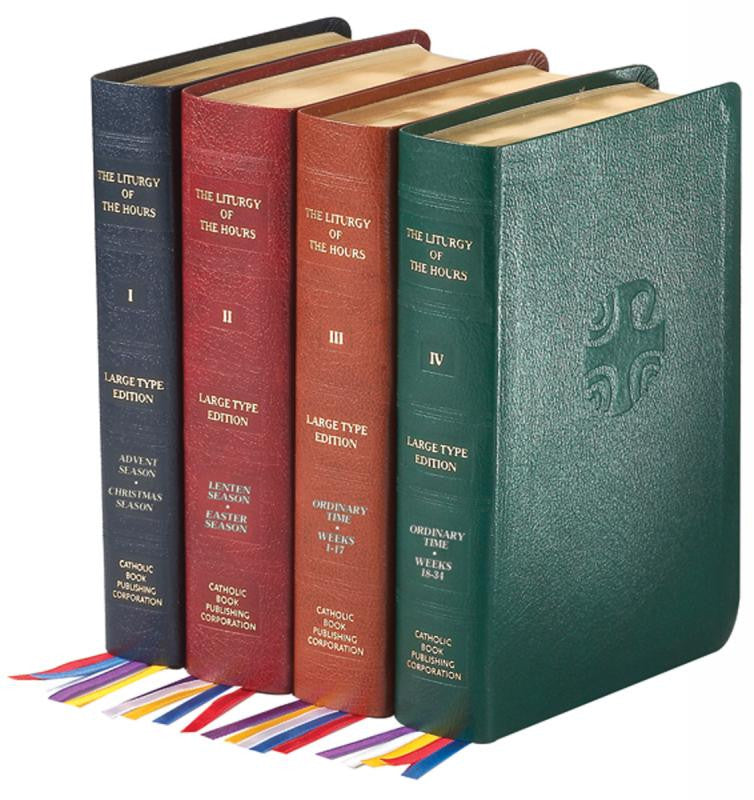 Liturgy of The Hours Set Large Print Leather