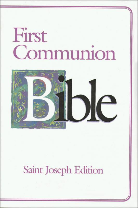 St. Joseph First Communion Bible (N.A.B.R.E./Girls)