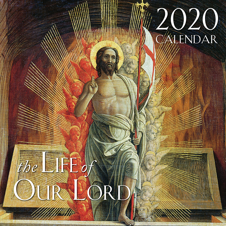 La Vida de Nuestro Señor Calendario Católico de Pared 2020