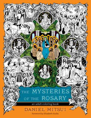 Los misterios del rosario: un libro para colorear para adultos