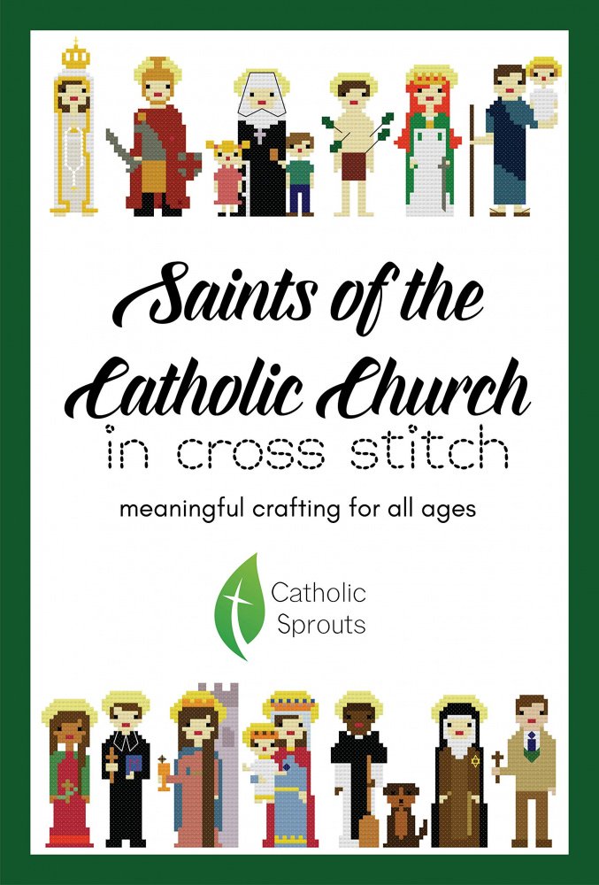 Saints of the Catholic Church in Cross Stitch