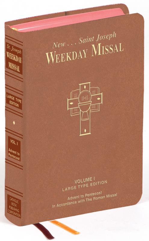 St. Joseph Weekday Missal Large Type Volume I