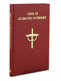 Order of Celebrating Matrimony [Hardcover]