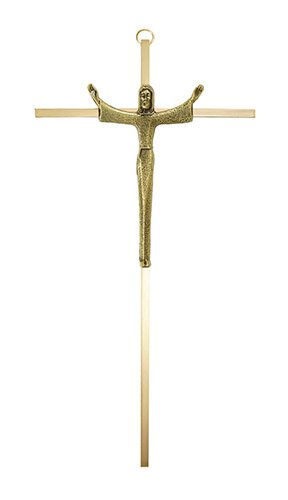 Capilla Cristo Resucitado Chapado en Oro 10 pulgadas