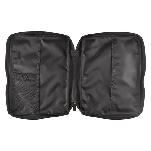 Fish Fabric Medium Black Bible Cover