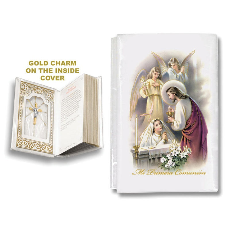Mother of Pearl First Communion Mass Book - Girl