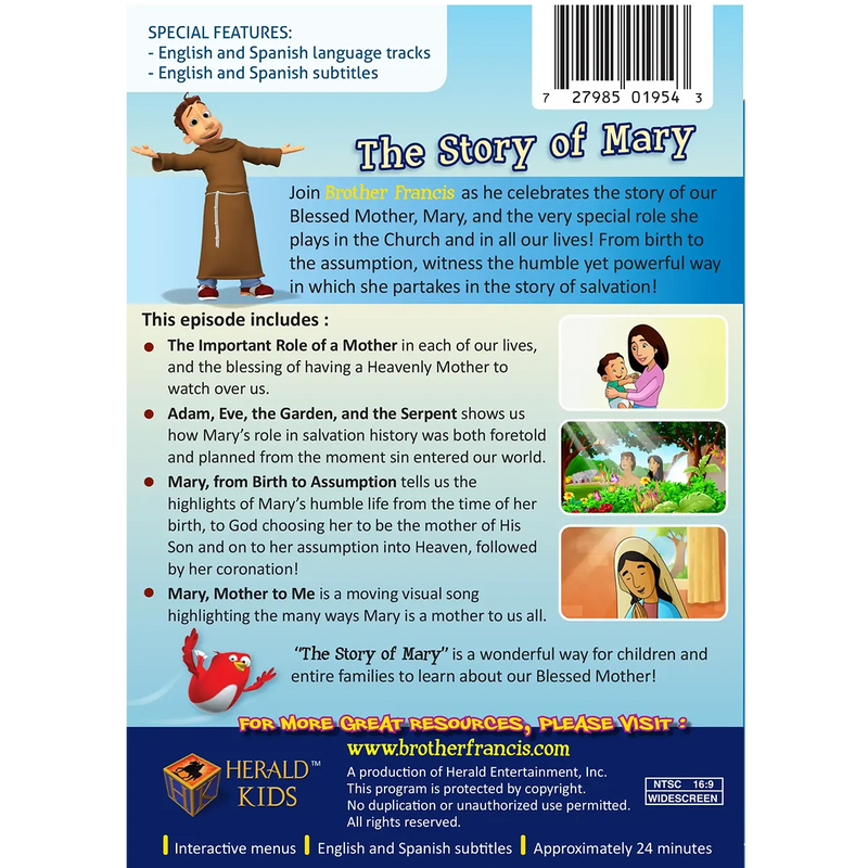 Brother Francis - Ep.21: The Story of Mary [DVD]