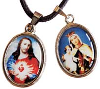 Double Scapular Medal Cloth Inserts